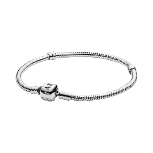 Pulsera de plata de ley y cierre Pandora en plata de ley