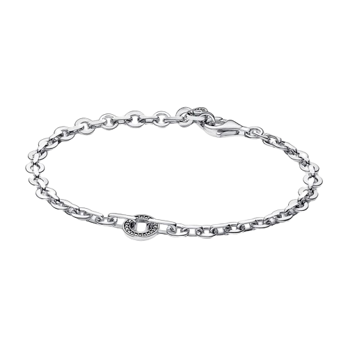 Pulsera Cadena Gruesa Pavé Pandora Signature