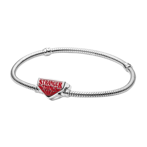 Pulsera Pandora Moments Cadena de Serpiente con Cierre de Stranger Things