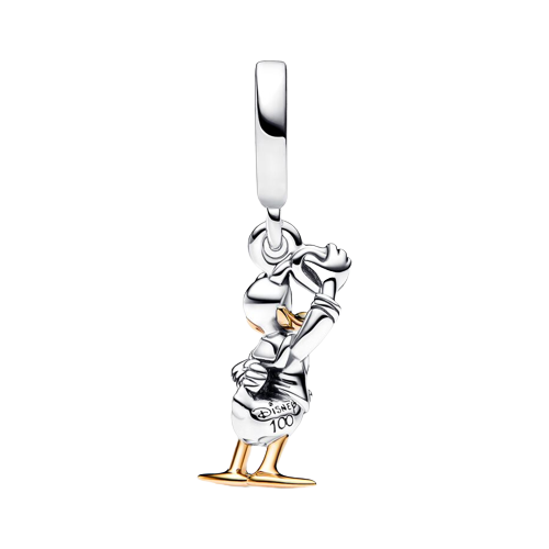 Charm Colgante Pato Donald 100 Aniversario de Disney con Diamante sintético