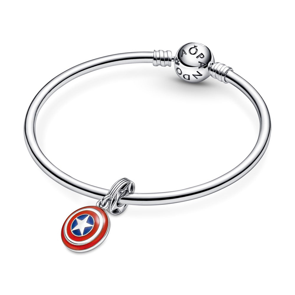 Charm Colgante Escudo del Capitán América de los Vengadores de Marvel