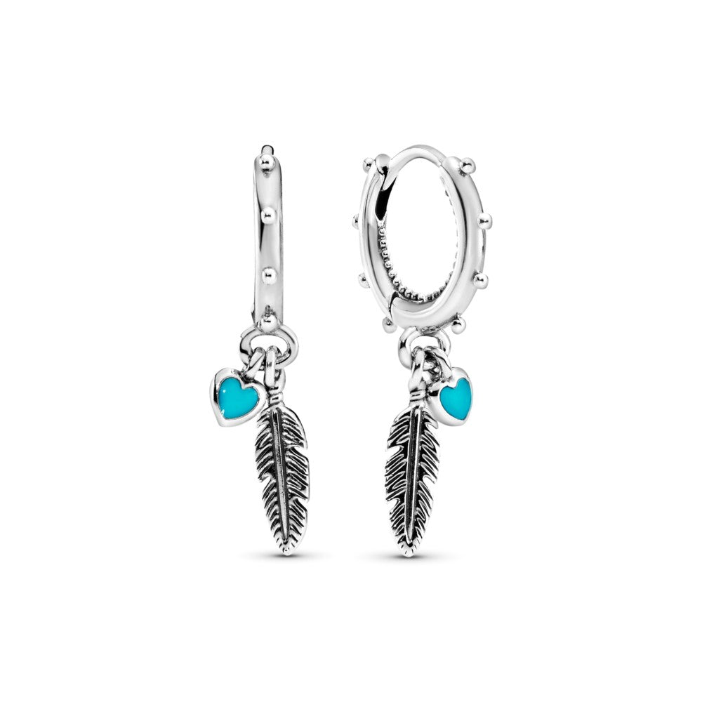 Pendientes en plata de Plumas Espirituales